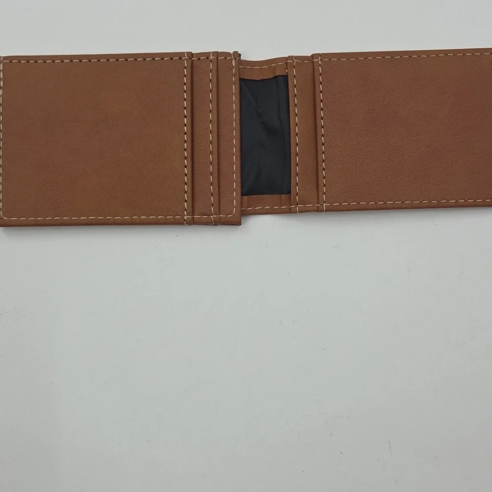 Green Bay Packers Brown Leather Card Holder